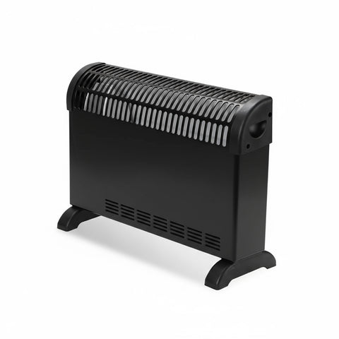 Termoconvettore Elettrico da Pavimento 2000w 51 x 10,5 x 38,5 cm Nero