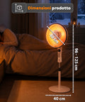 Stufa a Parabola Flux 1100W al Carbonio con Telecomando e Timer