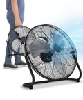 Ventilatore da Terra ø 40cm – Inclinabile, Potenza 65W e Pale in Metallo