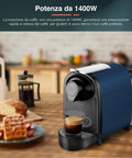 Macchina Caffe Per Capsule Nespresso 1400w