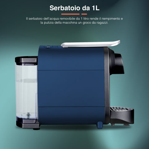 Macchina Caffe Per Capsule Nespresso 1400w