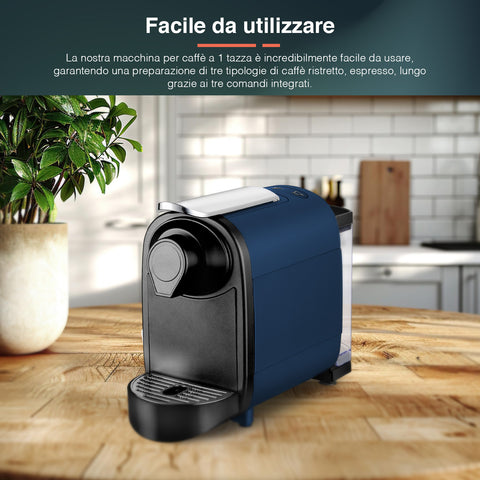 Macchina Caffe Per Capsule Nespresso 1400w