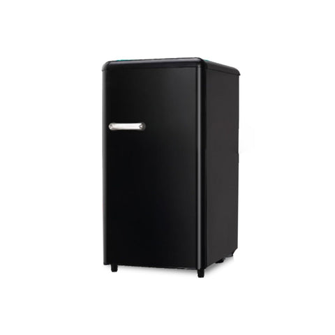 Réfrigérateur monoporte rétro 100l noir