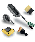 Kit Pulizia Completo 5 Pezzi – Spazzola, Pennelli e Panno in Microfibra