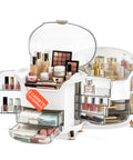 Organizer Make Up Inclinato a Gradini – Design Moderno e Funzionale in 2 Colorazioni