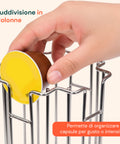 Espositore Capsule Caffè 32 Spazi Girevole Design Salvaspazio