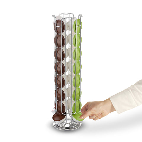 Présentoir à Capsules de Café 32 Emplacements Rotatif Design Salvaspace