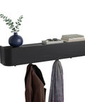 Appendiabiti da Muro Design Moderno con 4 Ganci a Scomparsa
