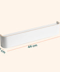 Appendiabiti da Muro Design Moderno con 4 Ganci a Scomparsa