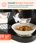 Dosatore per Corn Flakes Doppio 2x1,75L con Manopola – Ideale per la Colazione