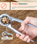Schiaccianoci in Alluminio Ergonomico con Molla Integrata Resistente