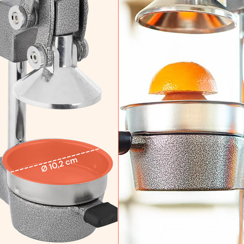 Spremiagrumi Manuale a Leva Professionale Struttura in Ghisa con Filtro