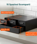 Organizer per Cialde e Capsule Caffè 4 Cassetti - Design Salvaspazio