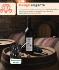Set Sommelier a Forma di Bottiglia con Cavatappi e Accessori