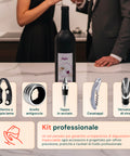 Set Sommelier a Forma di Bottiglia con Cavatappi e Accessori