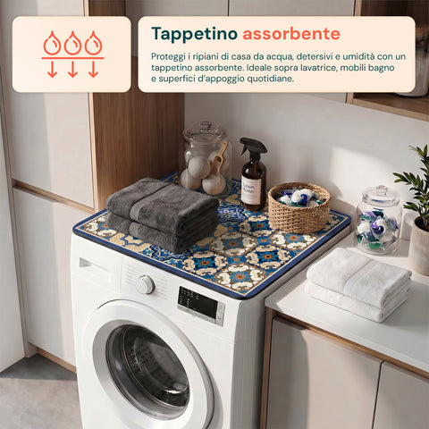 Tappetino Multiuso Assorbente e Antiscivolo per Ripiani Domestici 60x50 cm