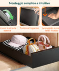 Cassetto Universale Estraibile 25x43 cm in Acciaio - Portata 10kg