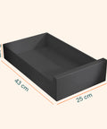 Cassetto Universale Estraibile 25x43 cm in Acciaio - Portata 10kg