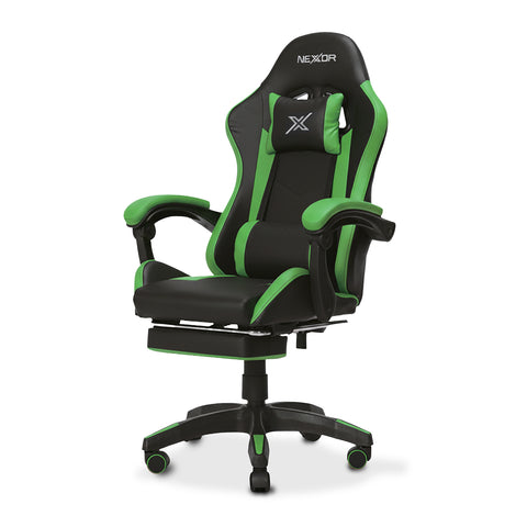 Sedia Gaming Reclinabile con Poggiapiedi Estraibile ,Cuscino Lombare e Poggiatesta