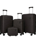 Set 3 Trolley Rigidi da Viaggio + Beauty Case con 4 Ruote Multidirezionali (56-66-76 cm)