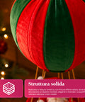 Decorazione Natalizia da Interno – Mongolfiera con Babbo Natale e Dettagli Festivi