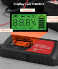 Caricabatteria Lcd 3 Funzioni Per Batterie Di Piombo 6-12v