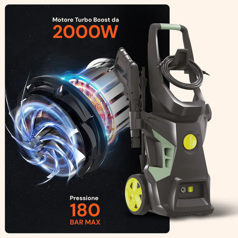 Idropulitrice Acqua Fredda Turbo 2000w