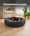 Cuccia Donut Morbida e Confortevole per Cani e Gatti Varie Taglie e Colorazioni