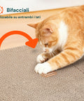Set 5 Tiragraffi per Gatti Bifacciale in Cartone Ondulato