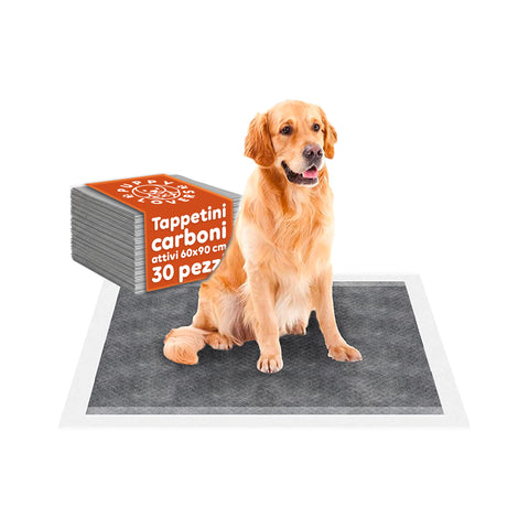 Tappetini Igienici Pannolini Traversine 60×90 cm al Carbone Attivo con Adesivi – Set Multi Formato