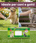 Salviette Pets 40 / 480 pz con Aloe – Detergenti e Deodoranti per Uso Quotidiano