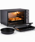 Forno Elettrico Ventilato 70L Multifunzione 2500W – Doppia Resistenza e Timer 90 Min