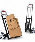Carrello Pieghevole Multiuso con 6 Ruote Girevoli a 360° e 3 Corde