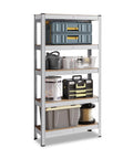 Scaffale Modulare con Struttura in Metallo e 4-5 Ripiani MDF Resistenti