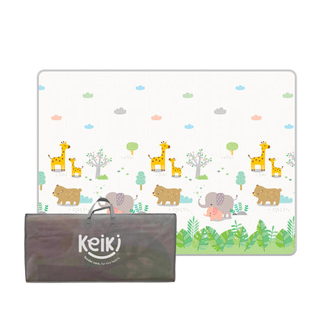 Tapis de jeu pliable pour enfants 180x150 cm en XPE - Doux et imperméable avec sac inclus