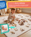 Tappetino da Gioco per Bambini Pieghevole 180x150 cm in XPE - Morbido e Impermeabile con Borsa Inclusa