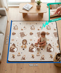 Tappetino da Gioco per Bambini Pieghevole 180x150 cm in XPE - Morbido e Impermeabile con Borsa Inclusa