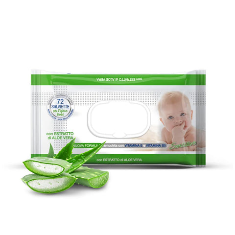Salviettine Baby 72 / 864 pz – Morbide a Nido d’Ape Fragranza Latte d' Avena e Riso, Aloe o Crema al Talco