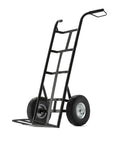 Carrello da Carico Professionale 250 kg in Acciaio - Nero con Ruote Pneumatiche Antiforo