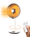 Stufa A Parabola Con Telecomando E Timer 450/900w 36cm