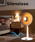 Stufa A Parabola Con Telecomando E Timer 450/900w 36cm