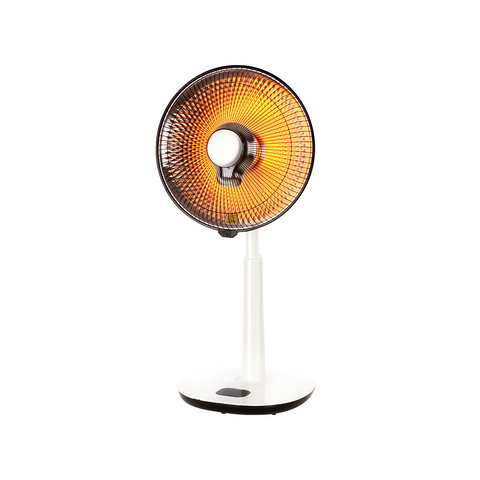 Radiateur parabolique avec télécommande et minuterie 450/900w 36cm