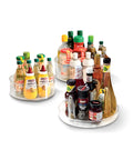 Set 3 Organizer Girevoli in PET – Contenitori Rotanti 360° per Cucina e Dispensa