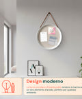 Bacheca in Sughero da Parete – Diametro 39 cm con Design Moderno