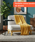 Tavolino da Salotto 40x26x58 cm – Struttura in Ferro con Ripiano in MDF
