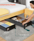 Contenitori Sottoletto con Ruote – Set 2 Pezzi XXL 54L Salvaspazio