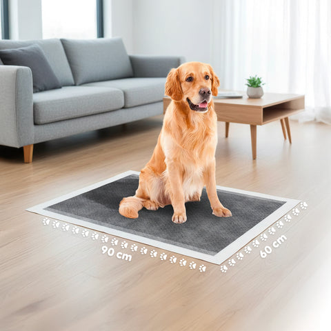 Tappetini Igienici Pannolini Traversine 60×90 cm al Carbone Attivo con Adesivi – Set Multi Formato