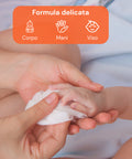 Salviettine Baby 72 / 864 pz – Morbide a Nido d’Ape Fragranza Latte d' Avena e Riso, Aloe o Crema al Talco