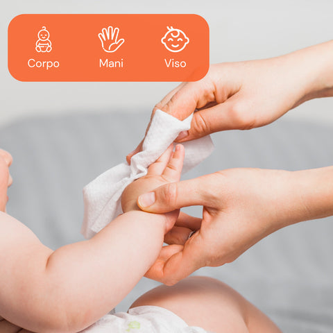 Lingettes Bébé 72 / 864 pcs – Douces en nid d'abeille Parfum Lait d'Avoine et Riz, Aloé ou Crème au Talc