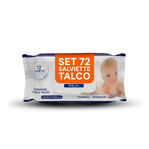 Lingettes Bébé 72 / 864 pcs – Douces en nid d'abeille Parfum Lait d'Avoine et Riz, Aloé ou Crème au Talc